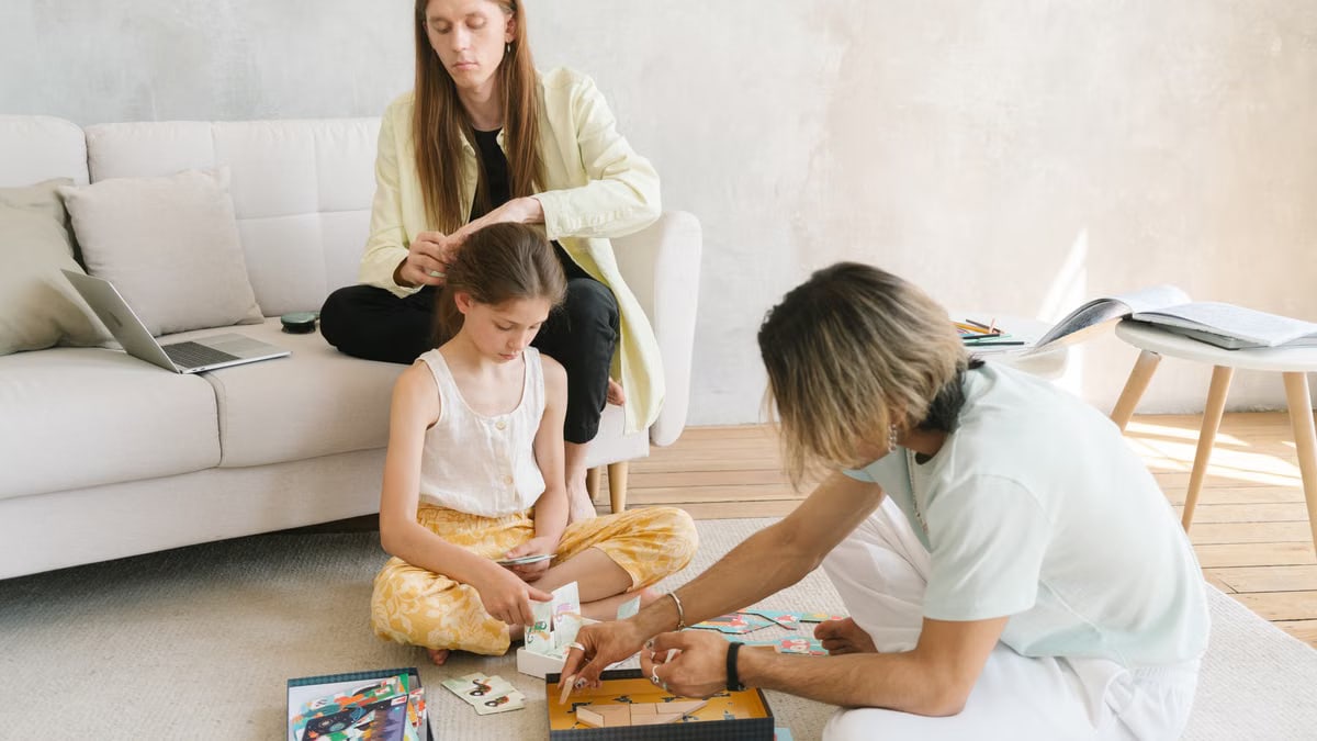 Family enjoying quality time together with board games, enhancing bonds and fun.